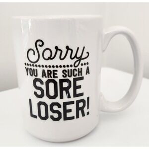 Funny Coffee Tea Mug Cup Gamer Sore Loser Gag Gift‎